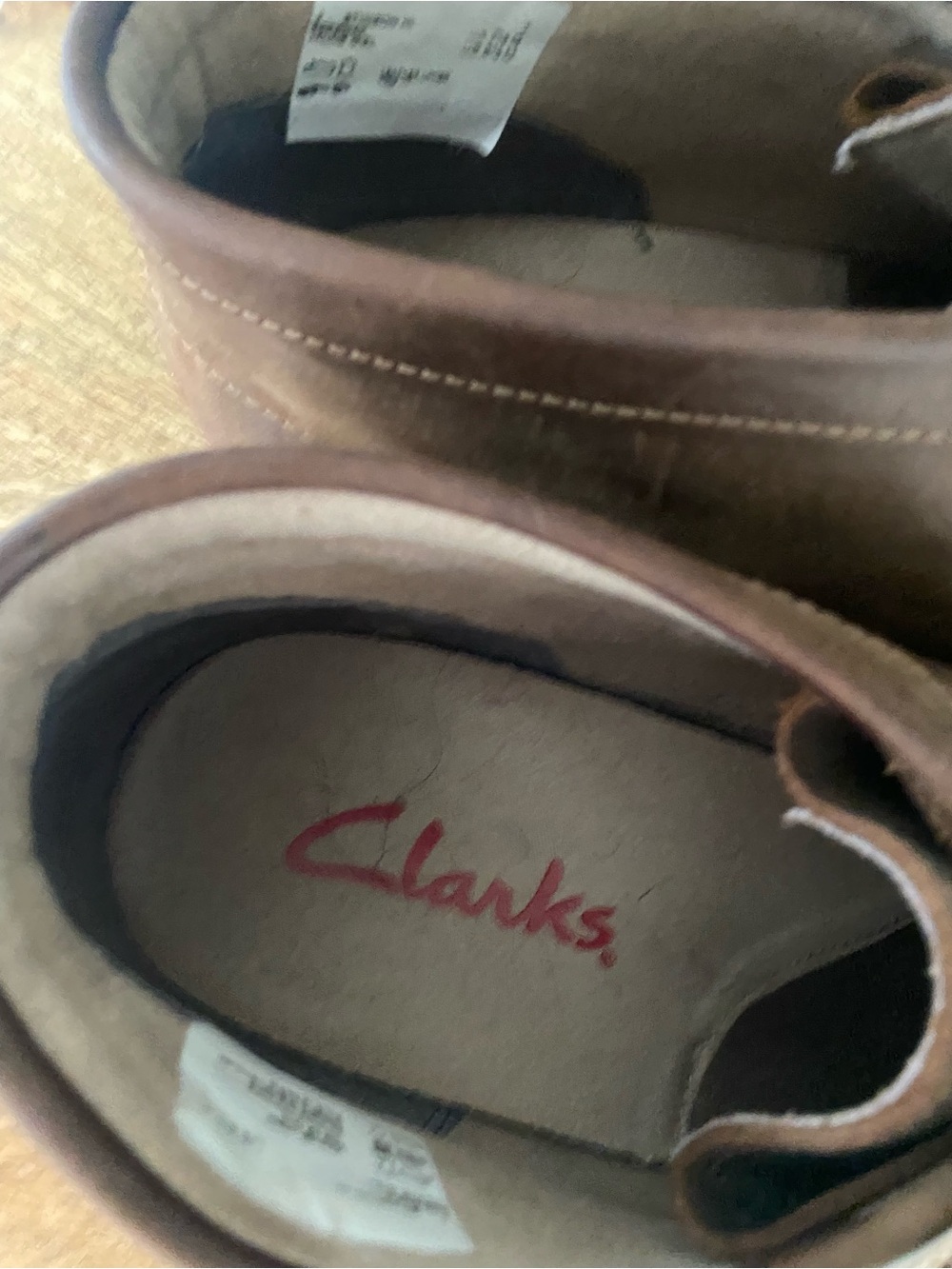 Clarks Stinson Hi Beeswax Leather Wallabee Chukka Boots Men’s 8.5M Crepe Sole - Picture 15 of 15